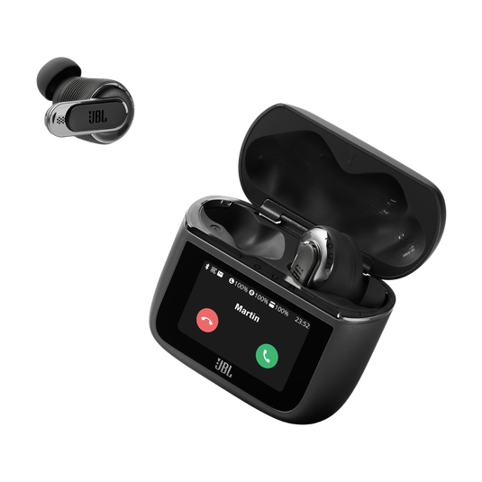 JBL Tour Pro 3 - Black - True Wireless Noise Cancelling earbuds with Smart Charging Case&trade; - Detailshot 5 image number null